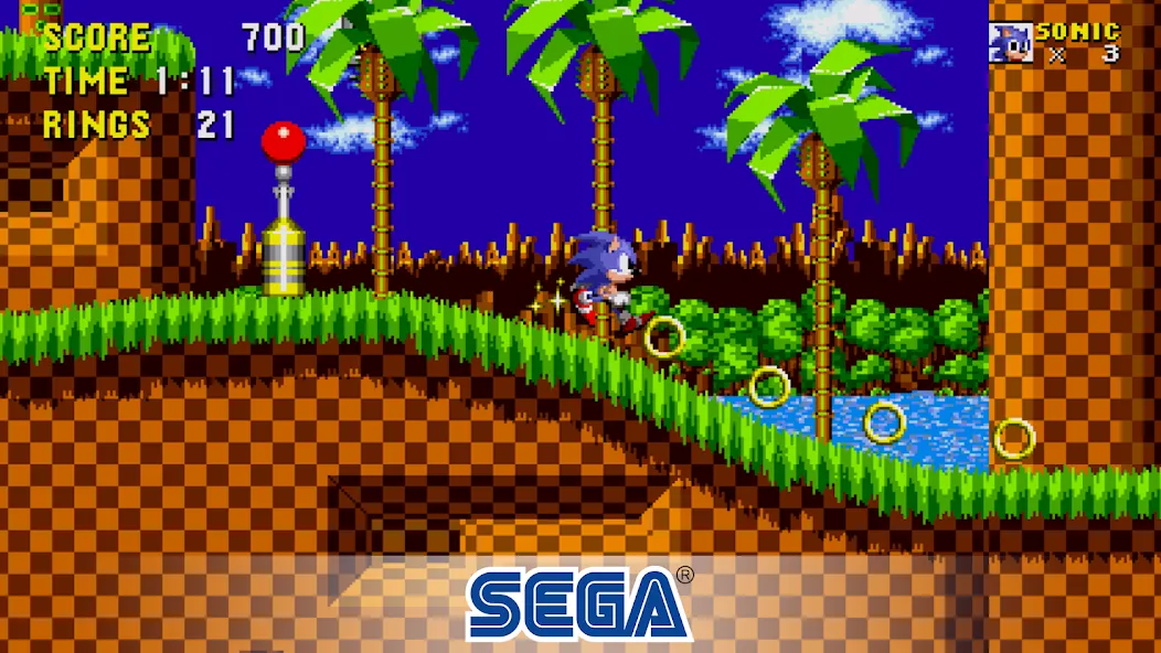 Sonic the Hedgehog™ Classic (Соник Зе Хеджхог Классик) [МОД Unlocked] Screenshot 1