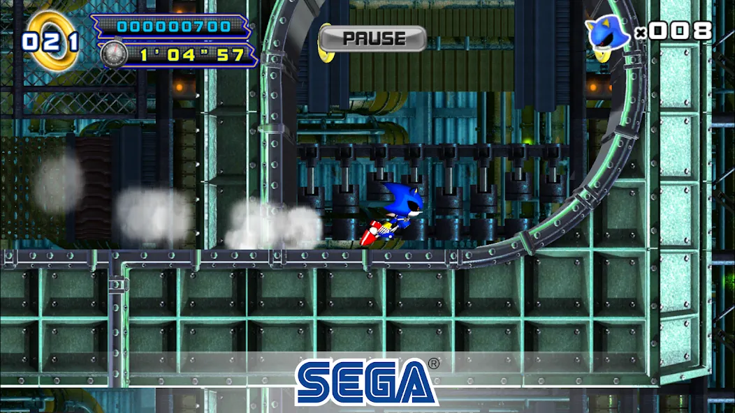 Sonic The Hedgehog 4 Ep. II [МОД Бесконечные монеты] Screenshot 1