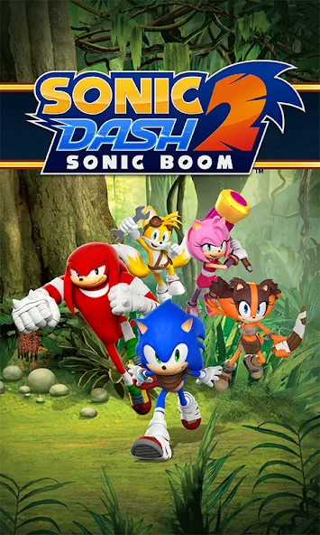 Sonic Dash 2: Sonic Boom Run (Соник Дэш 2) [МОД Много монет] Screenshot 1