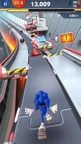 Sonic Dash 2: Sonic Boom Run (Соник Дэш 2) [МОД Много монет] Screenshot 3