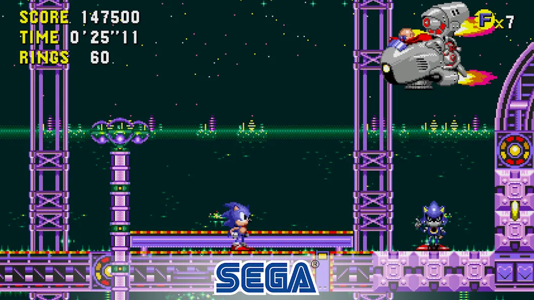 Sonic CD Classic (Соник СД Классик) [МОД Бесконечные монеты] Screenshot 3