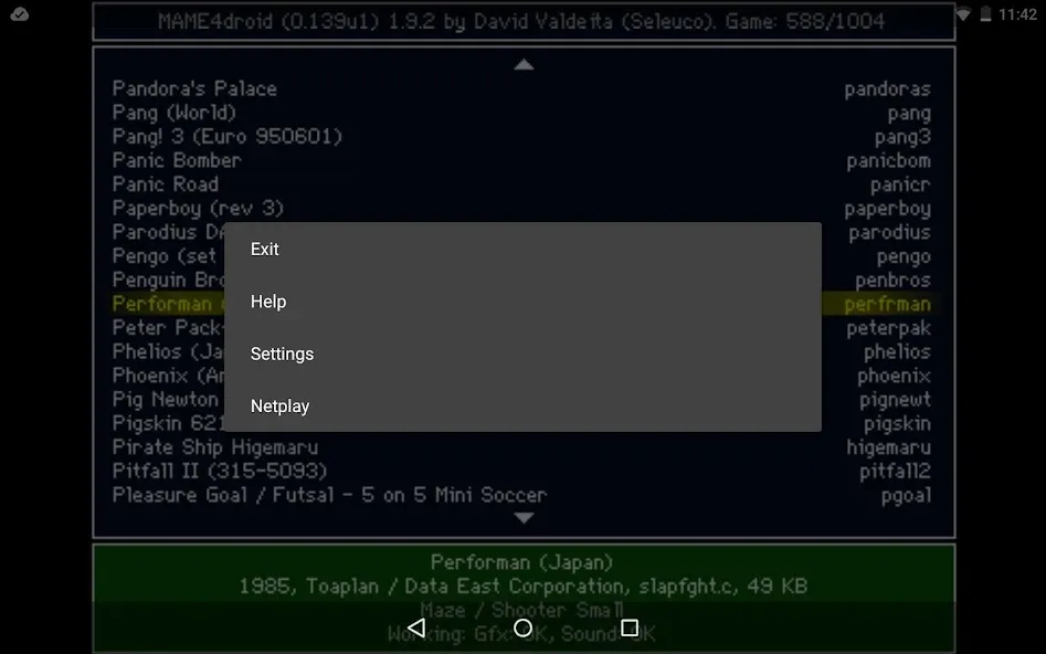 MAME4droid (0.139u1) (МАМЕ4дроид) [МОД Unlimited Money] Screenshot 4