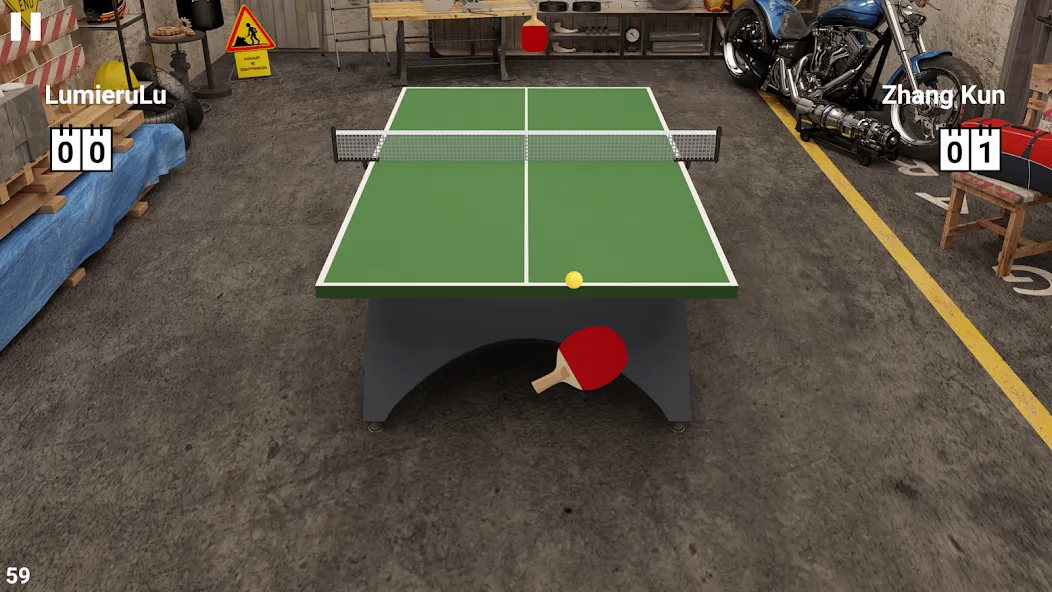 Virtual Table Tennis (Виртуальный настольный теннис) [МОД Много денег] Screenshot 1