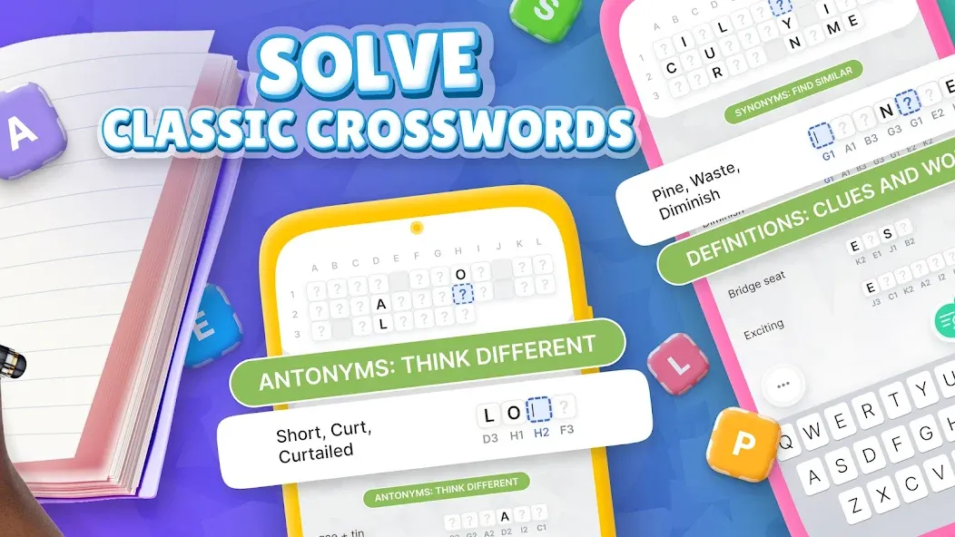 Acrostics－Cross Word Puzzles [МОД Много денег] Screenshot 2