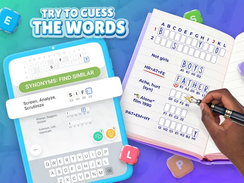 Acrostics－Cross Word Puzzles [МОД Много денег] Screenshot 4