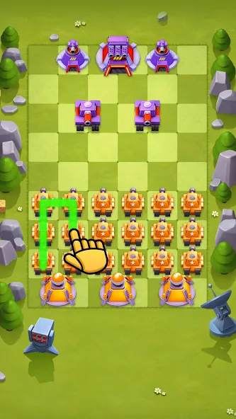 Merge Tanks - Battle Game (Мердж Танкс) [МОД Бесконечные деньги] Screenshot 1