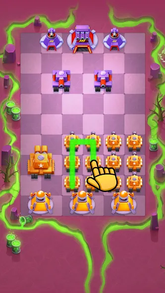 Merge Tanks - Battle Game (Мердж Танкс) [МОД Бесконечные деньги] Screenshot 2