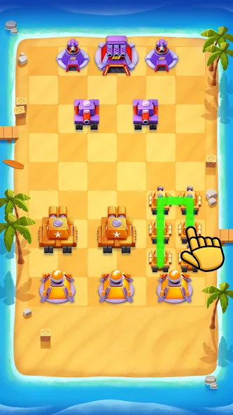 Merge Tanks - Battle Game (Мердж Танкс) [МОД Бесконечные деньги] Screenshot 3