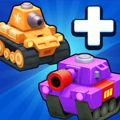 Взлом Merge Tanks - Battle Game (Мердж Танкс)  [МОД Бесконечные деньги]