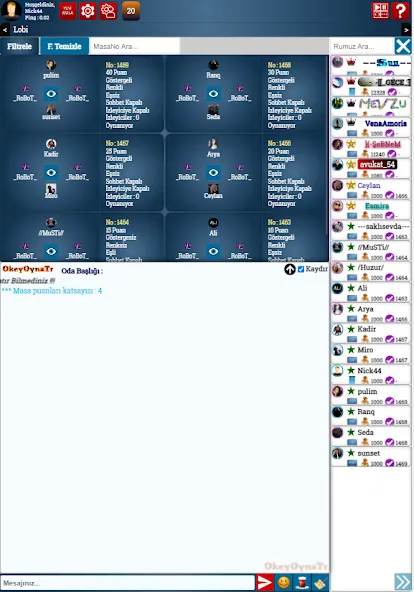 SevgiOkey.Com - Okey Oyna [МОД Все открыто] Screenshot 3