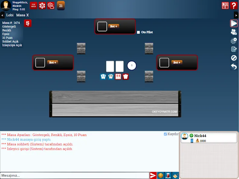 SevgiOkey.Com - Okey Oyna [МОД Все открыто] Screenshot 5