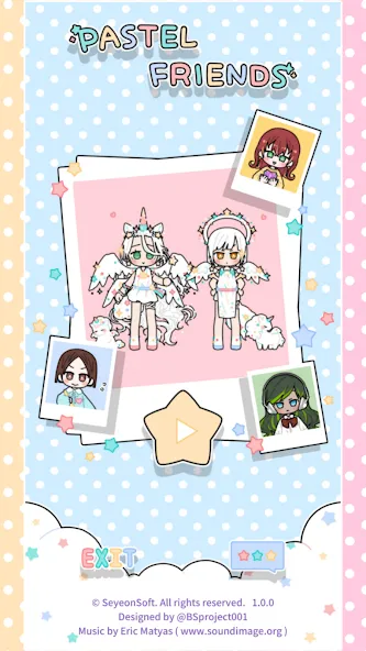 Pastel Friends : Dress Up Game [МОД Много монет] Screenshot 1