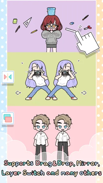 Pastel Friends : Dress Up Game [МОД Много монет] Screenshot 3