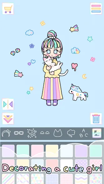 Pastel Girl : Dress Up Game [МОД Unlocked] Screenshot 2