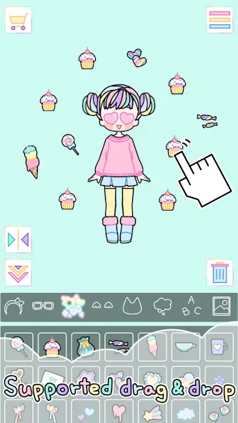 Pastel Girl : Dress Up Game [МОД Unlocked] Screenshot 3
