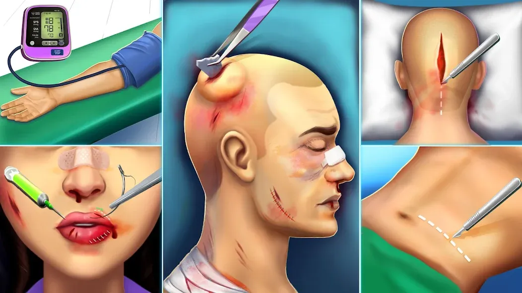 Surgery Simulator Doctor Game [МОД Много монет] Screenshot 4