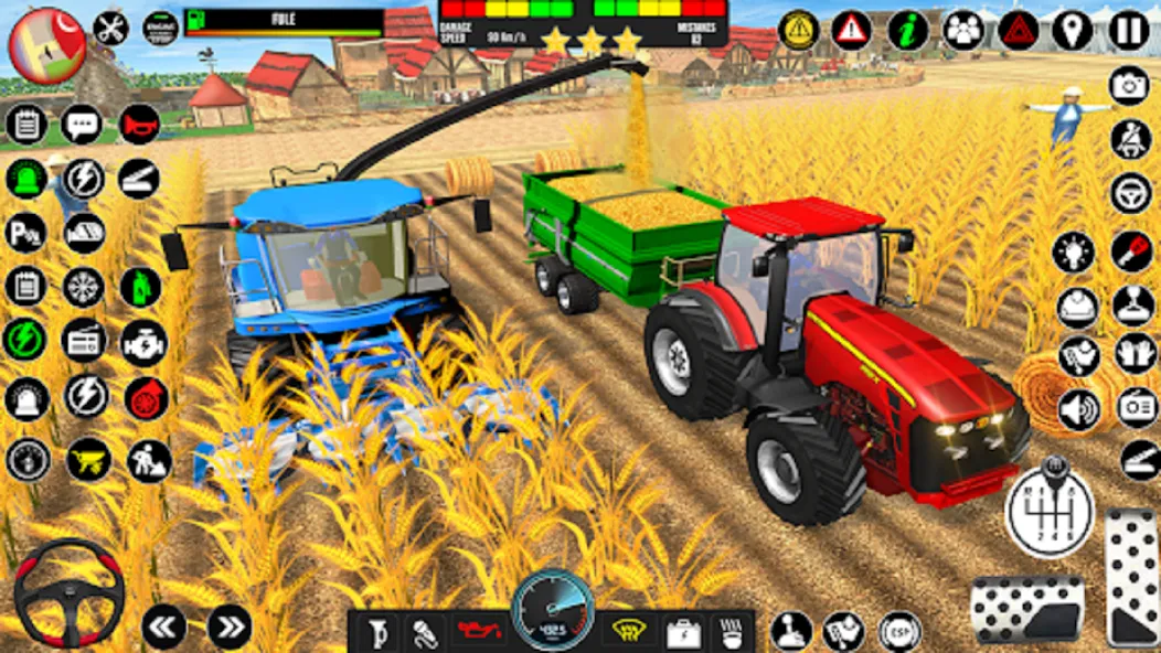 Indian Tractor Driving Game 3D (Фарминг Геймс) [МОД Бесконечные монеты] Screenshot 3