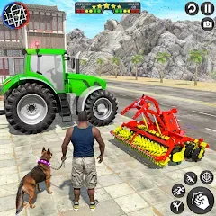 Скачать взломанную Indian Tractor Driving Game 3D (Фарминг Геймс)  [МОД Бесконечные монеты]