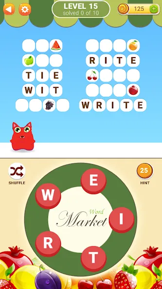 Word Market [МОД Много денег] Screenshot 2