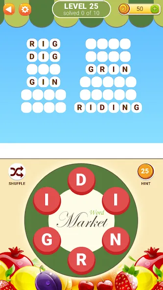 Word Market 2 [МОД Много монет] Screenshot 3