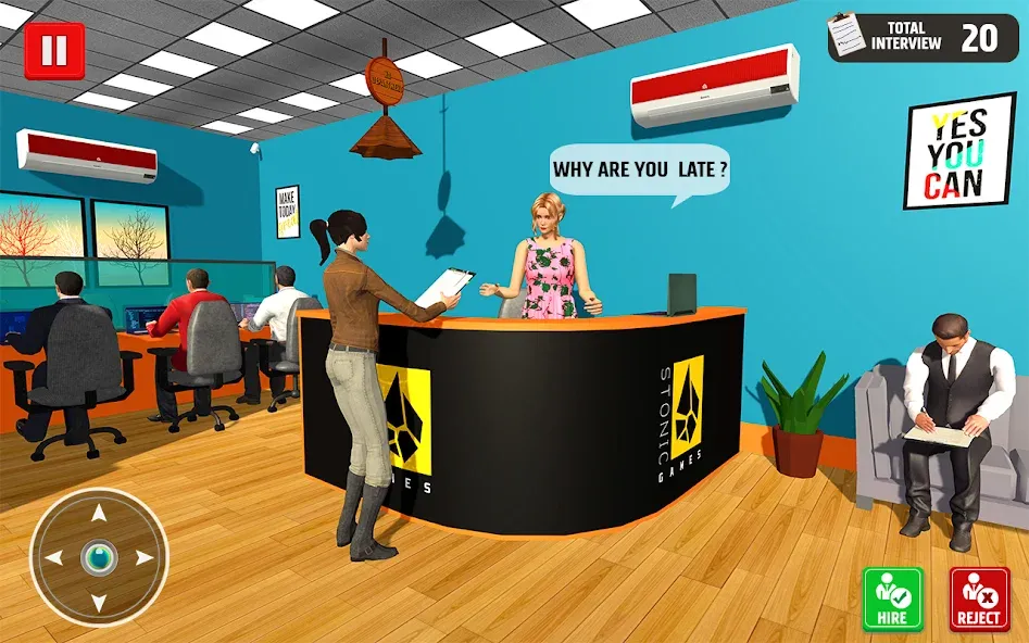 Virtual HR Manager Job Games [МОД Все открыто] Screenshot 3