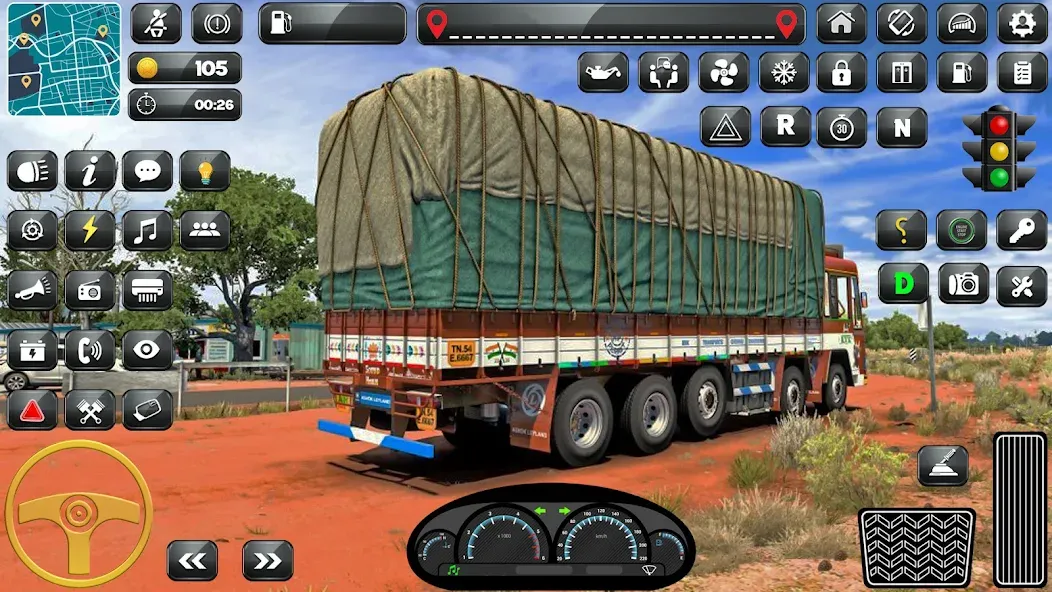 Indian Truck Driver Simulator [МОД Unlocked] Screenshot 2