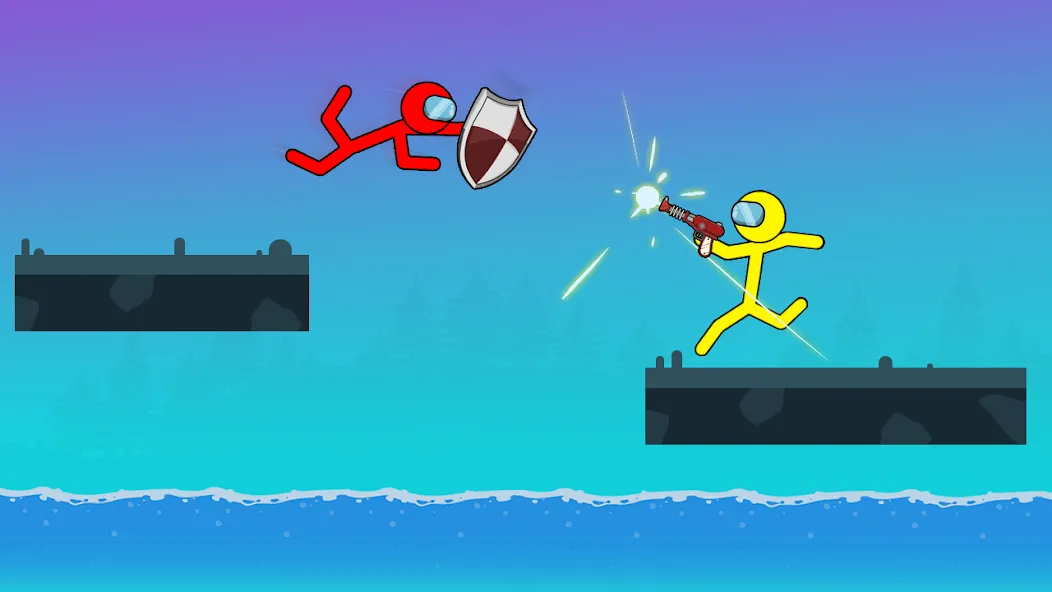 Stick-man Fighting Games [МОД Бесконечные монеты] Screenshot 5