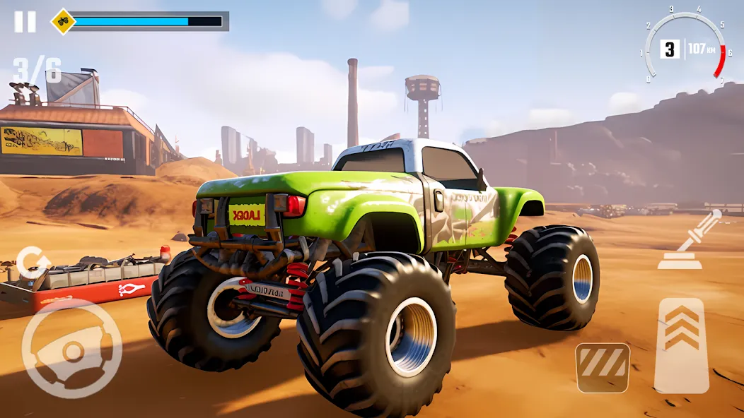 4x4 Monster Truck Racing Games (Монстр Трак Гонки игры) [МОД Бесконечные деньги] Screenshot 1
