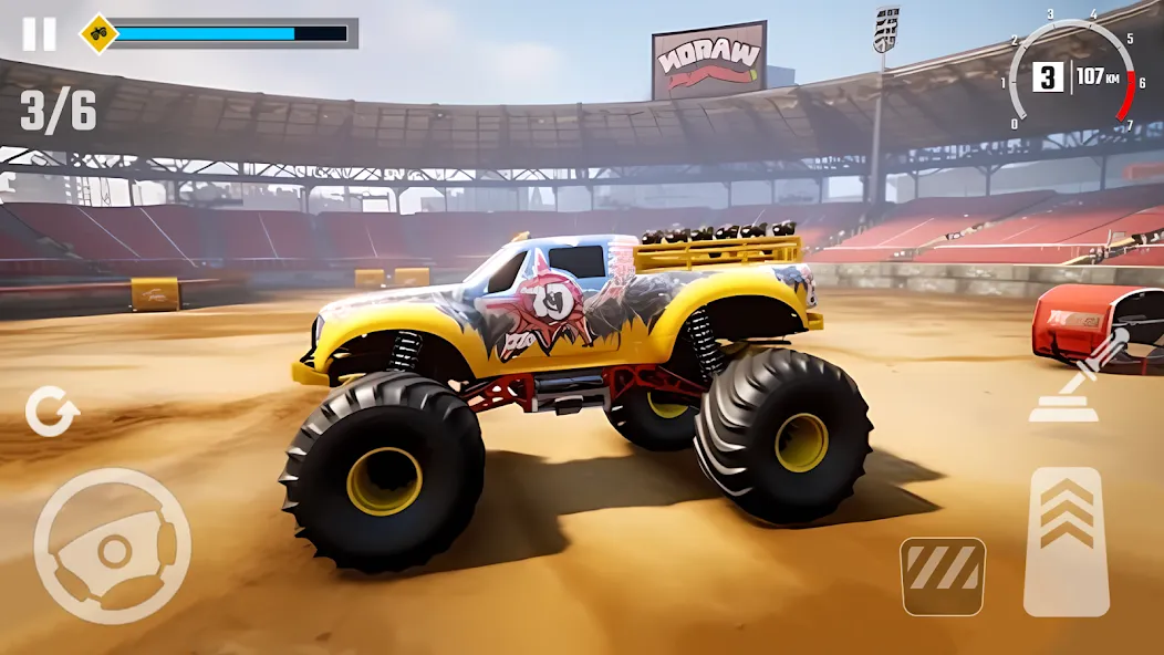 4x4 Monster Truck Racing Games (Монстр Трак Гонки игры) [МОД Бесконечные деньги] Screenshot 2