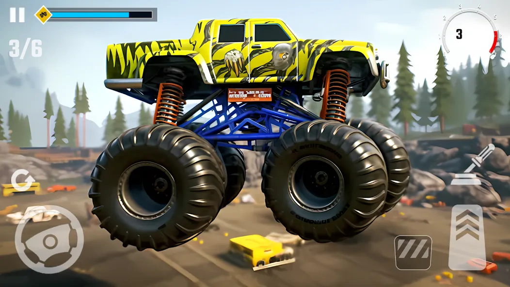 4x4 Monster Truck Racing Games (Монстр Трак Гонки игры) [МОД Бесконечные деньги] Screenshot 4
