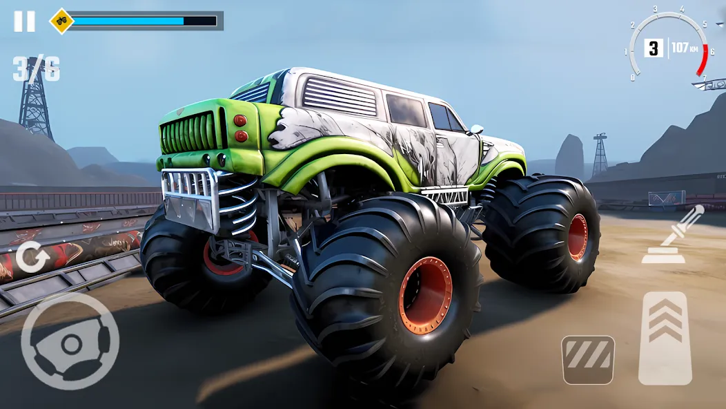 4x4 Monster Truck Racing Games (Монстр Трак Гонки игры) [МОД Бесконечные деньги] Screenshot 5