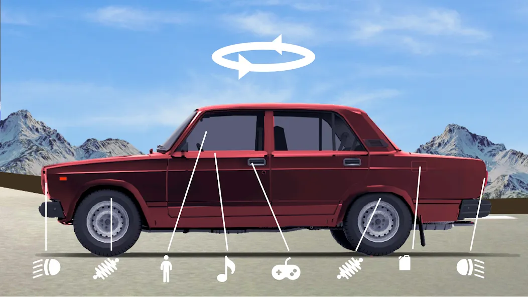 Drive Classic VAZ 2107 Parking [МОД Menu] Screenshot 2