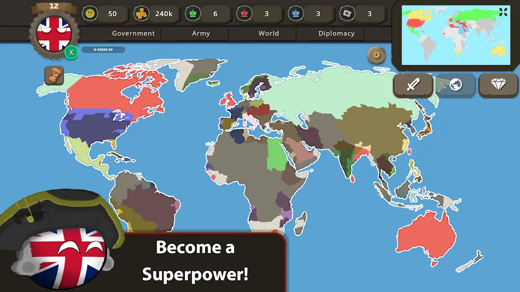 Countryballs at War (Кантриболс эт вор) [МОД Все открыто] Screenshot 1