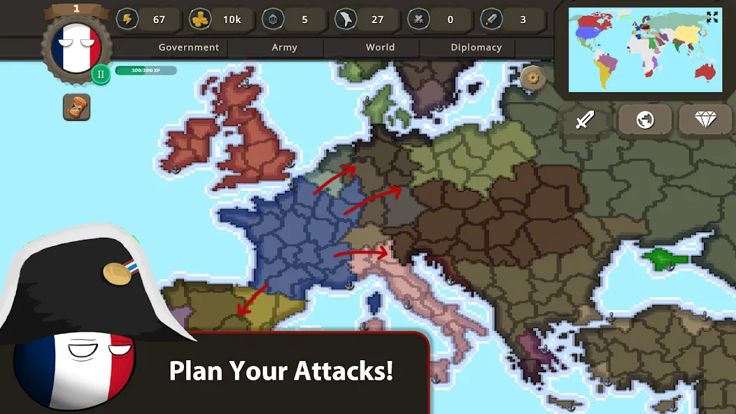 Countryballs at War (Кантриболс эт вор) [МОД Все открыто] Screenshot 4