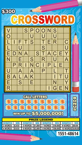 Scratch Off Lottery Scratchers [МОД Все открыто] Screenshot 1