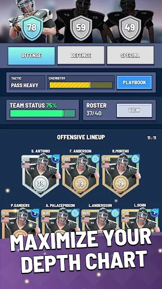 Blitz Football Franchise 2024 (Блиц Футбол 2023) [МОД Unlocked] Screenshot 4