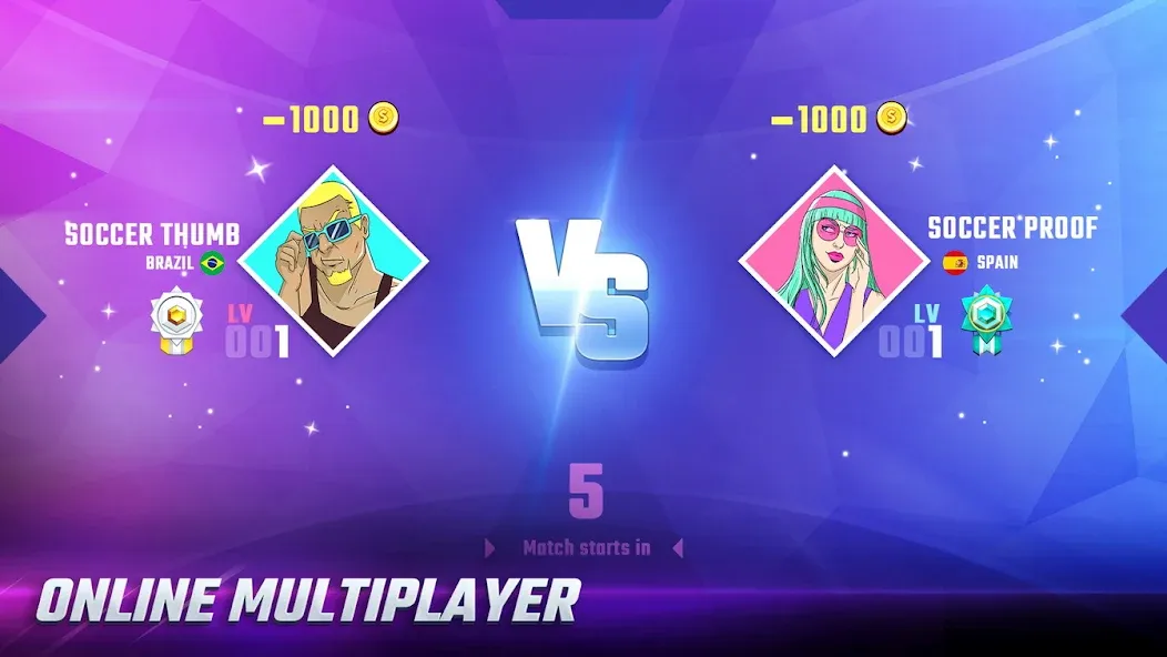 Football Stars (Футбольные звезды) [МОД Unlimited Money] Screenshot 2