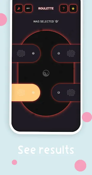 Mini : Finger Picker Chooser (Шок) [МОД Unlocked] Screenshot 1