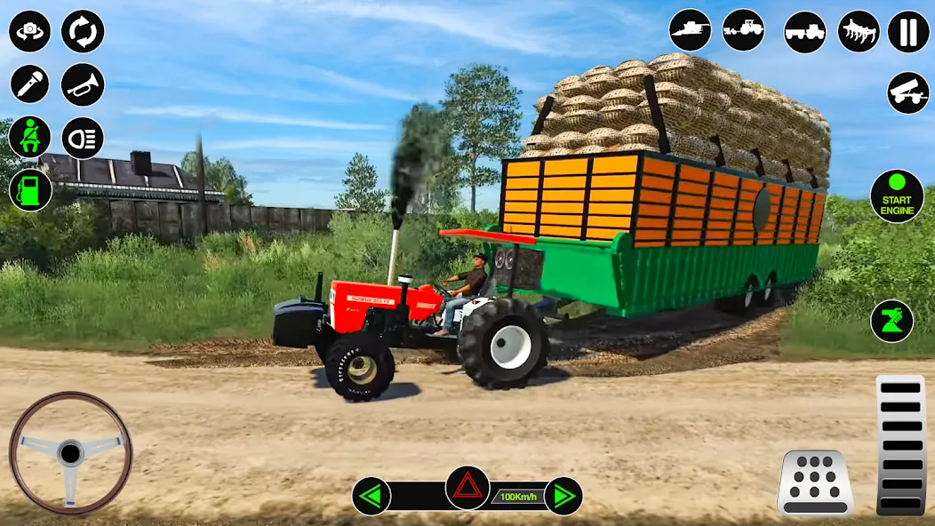 Farming Tractor Simulator Game [МОД Mega Pack] Screenshot 1