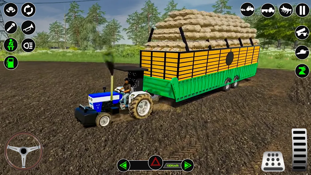 Farming Tractor Simulator Game [МОД Mega Pack] Screenshot 5