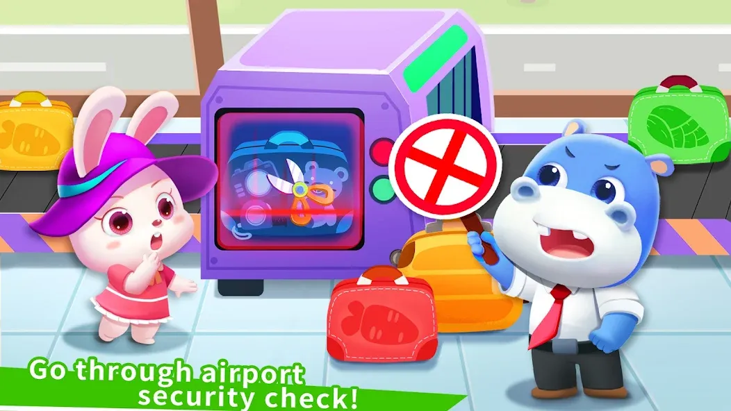Baby Panda's Airport [МОД Много денег] Screenshot 3