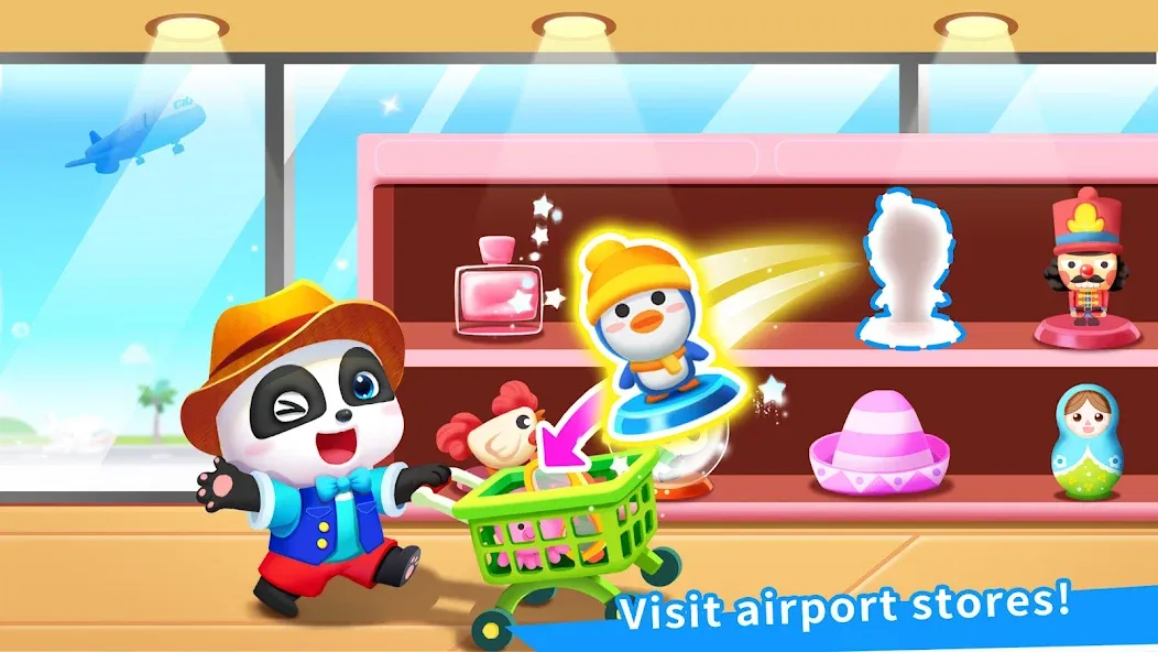 Baby Panda's Airport [МОД Много денег] Screenshot 5