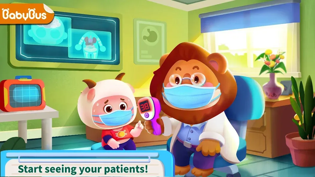Baby Panda's Hospital Care [МОД Все открыто] Screenshot 1