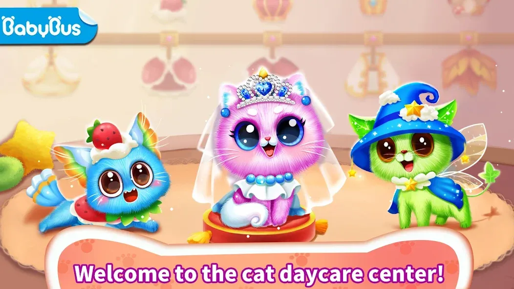 Little Panda: Baby Cat Daycare [МОД Бесконечные деньги] Screenshot 1