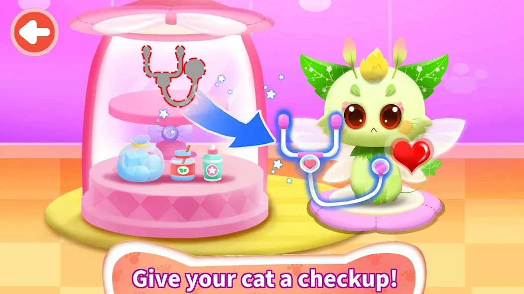 Little Panda: Baby Cat Daycare [МОД Бесконечные деньги] Screenshot 4