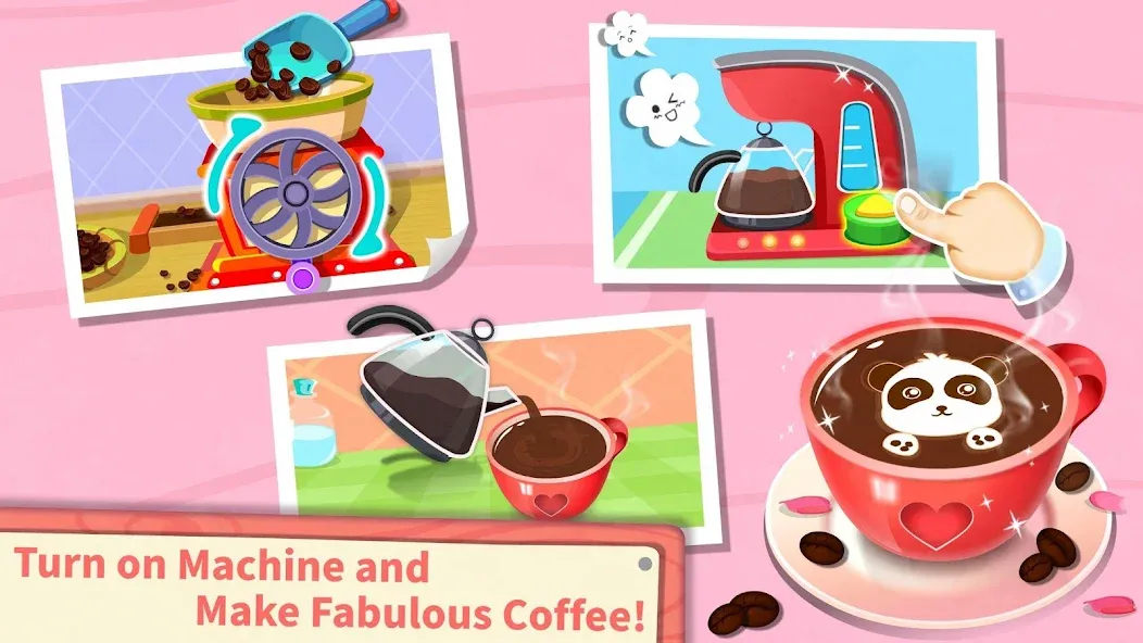 Baby Panda’s Summer: Café [МОД Menu] Screenshot 3