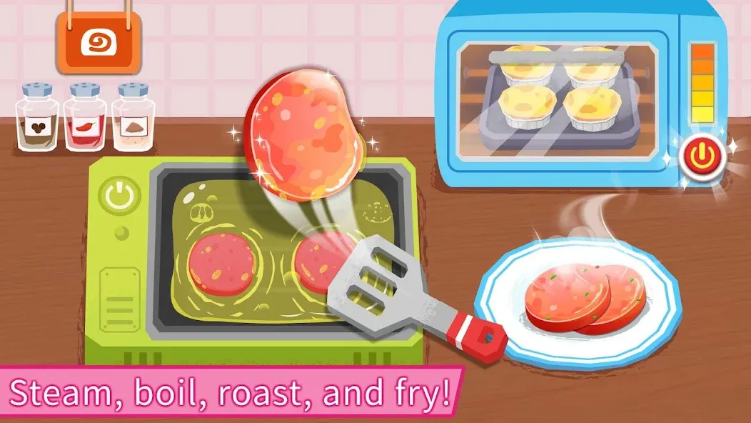 Baby Panda's Breakfast Cooking [МОД Много денег] Screenshot 3