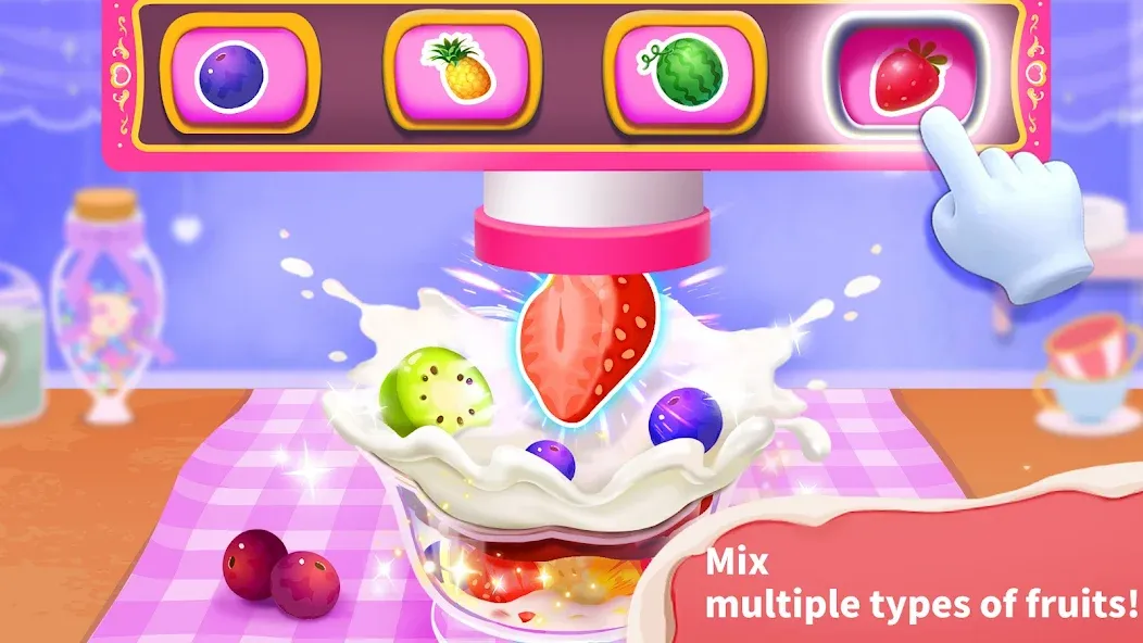 Baby Panda’s Ice Cream Shop [МОД Бесконечные монеты] Screenshot 3