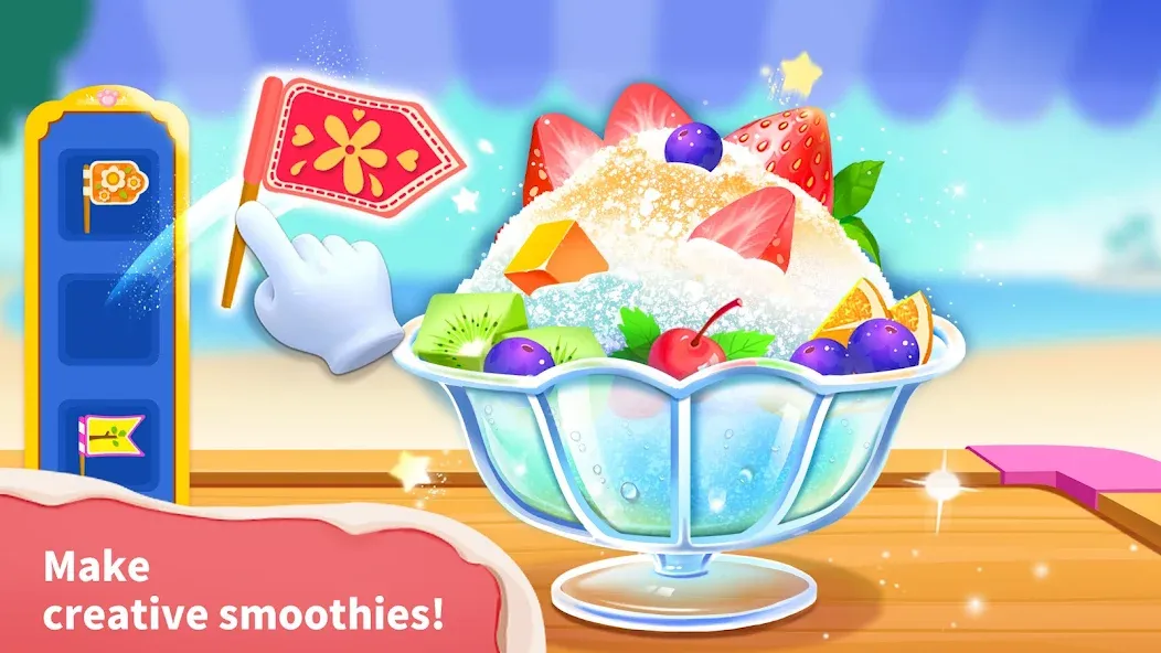 Baby Panda’s Ice Cream Shop [МОД Бесконечные монеты] Screenshot 4