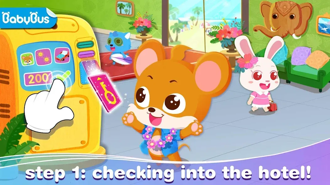 Baby Panda’s Summer: Vacation [МОД Бесконечные деньги] Screenshot 1